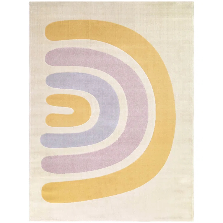 Rectangle Power Loom Polypropylene Rug