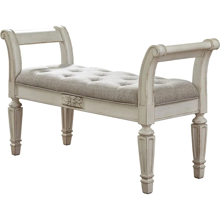 Kelly Clarkson Home Hayley Polyester Upholstered Bench