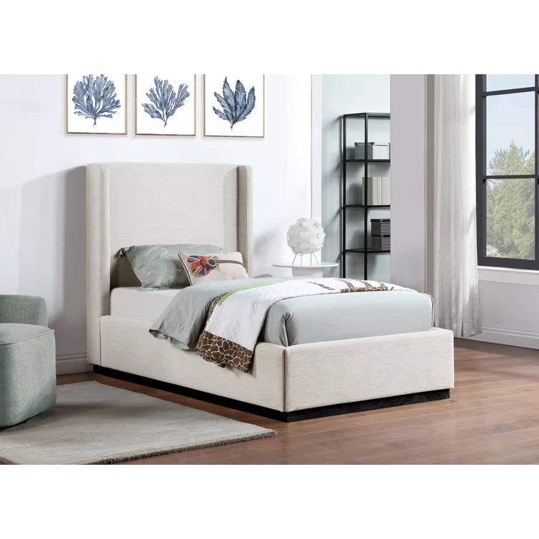 Earby Upholstered Panel Bed
