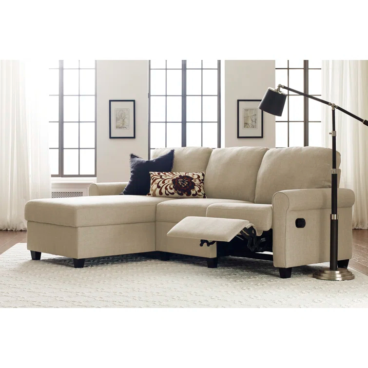 Serta Copenhagen Reclining Sectional Sofa with Storage Chaise