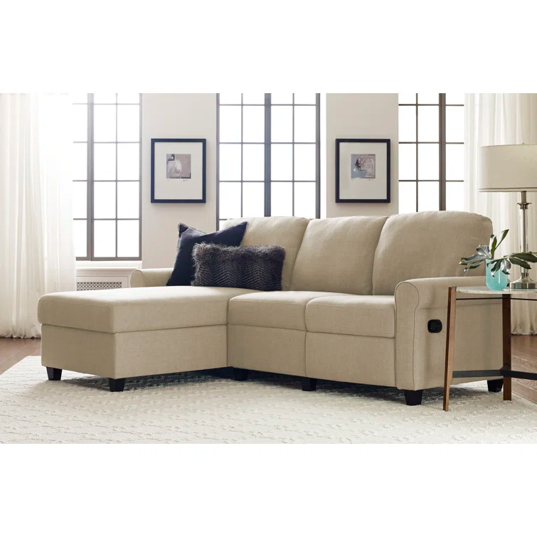 Serta Copenhagen Reclining Sectional Sofa with Storage Chaise