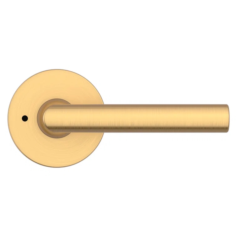 Lifetime (PVD) Satin Brass Privacy Door Lever