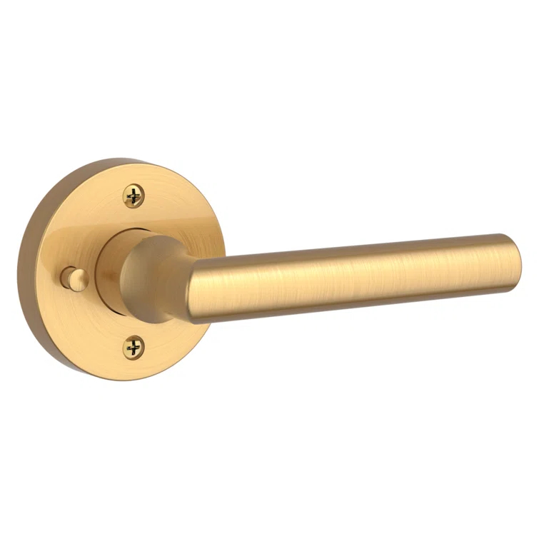 Lifetime (PVD) Satin Brass Privacy Door Lever