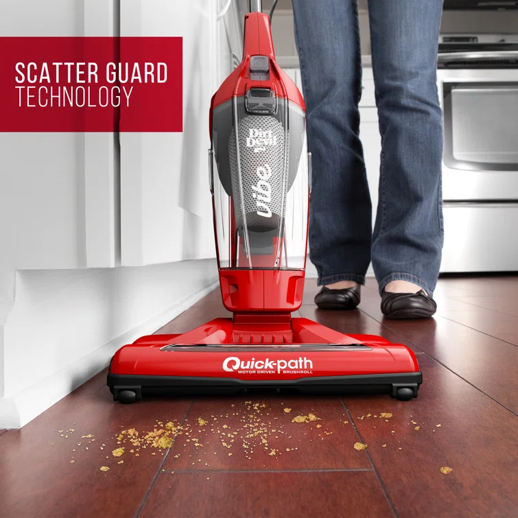 Dirt Devil Vibe 3-in-1 Vacuum Cleaner, Lightweight Corded Stick Vacuum with Handheld, SD20020V, Red