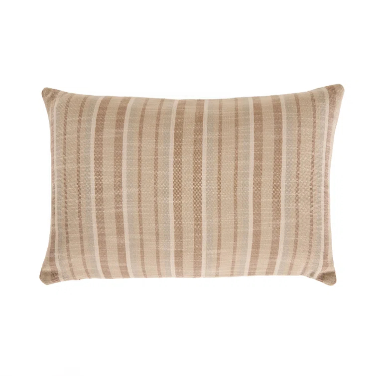 Four Hands Adobe Striped Reversible Throw Pillow
