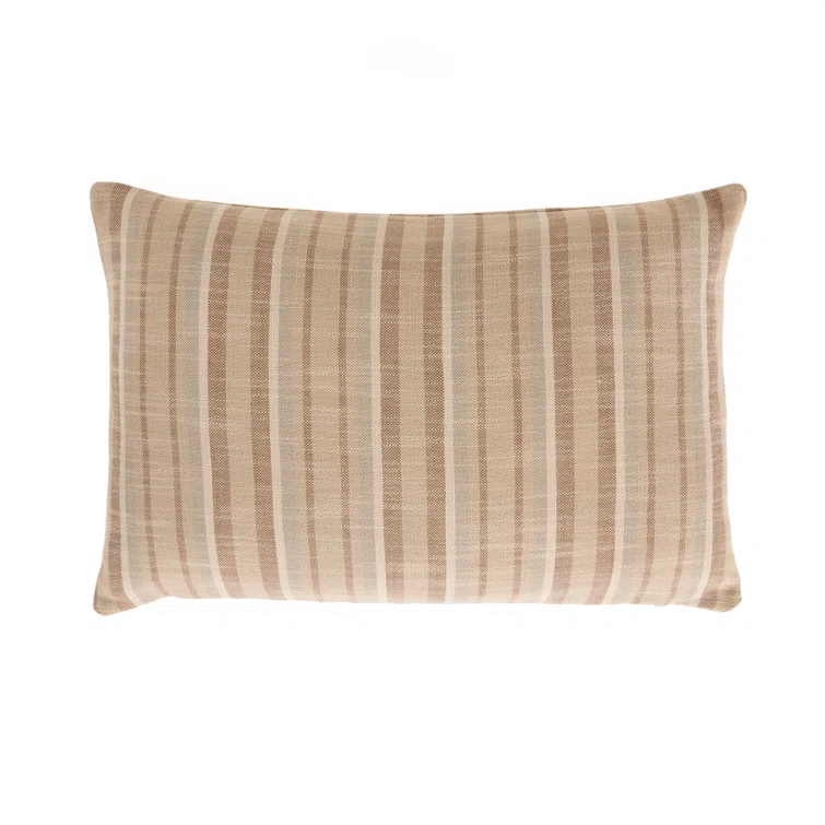 Four Hands Adobe Striped Reversible Throw Pillow