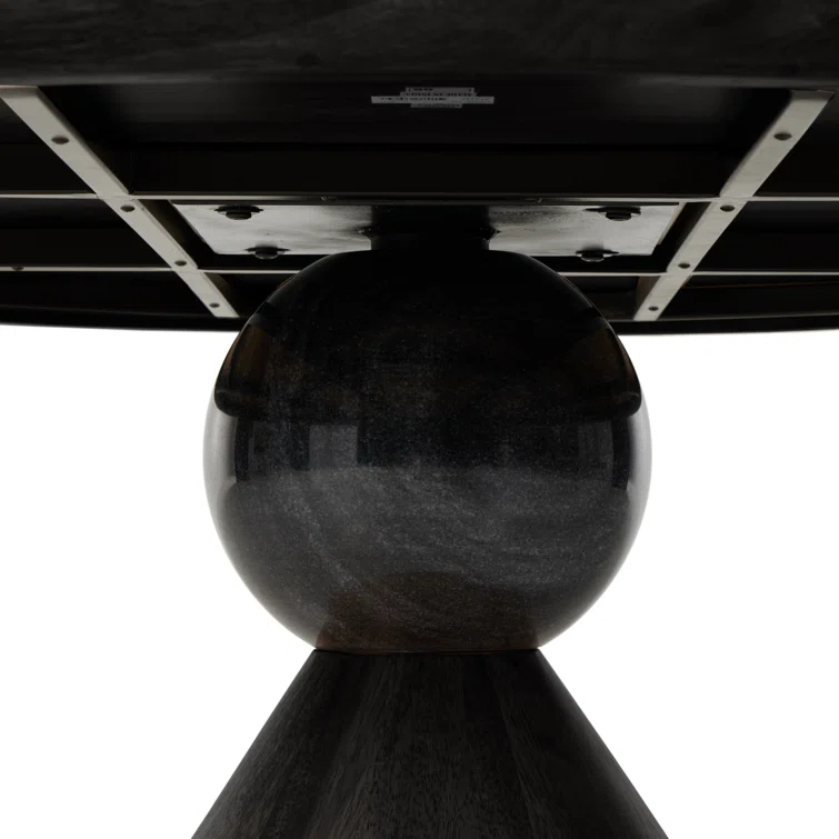 Bibianna Round Solid Wood Dining Table