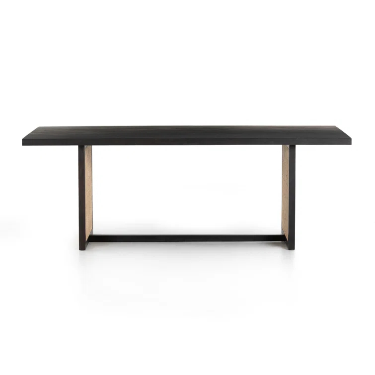 Yvette Woven Rectangle Dining Table (84")