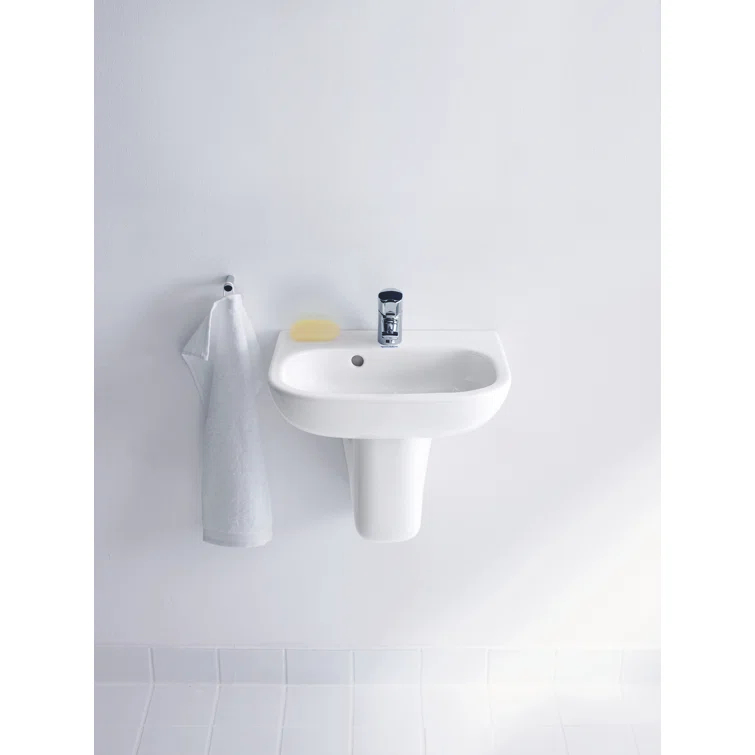D-Code Ceramic 18" Bathroom Sink with Overflow