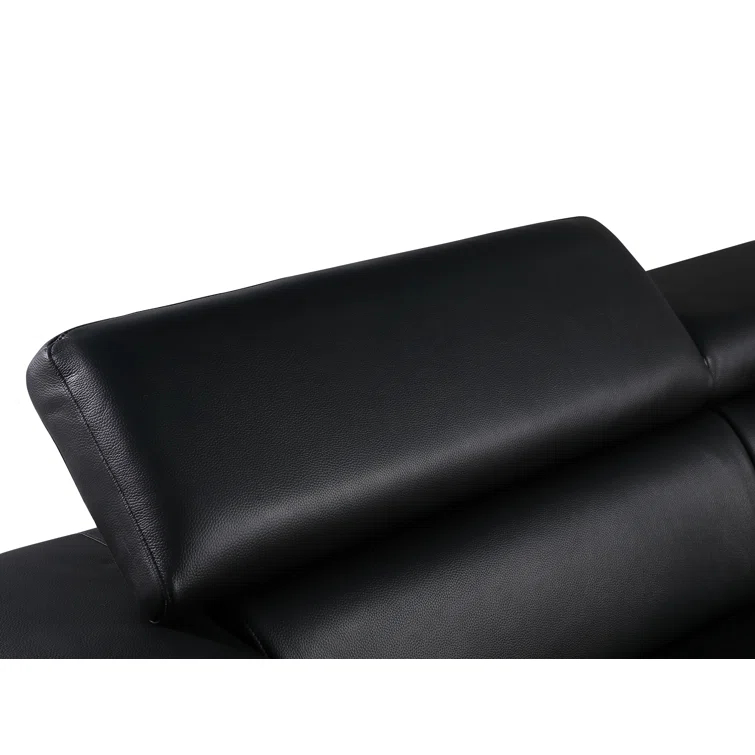 Belleville 70'' Top Grain Genuine Leather Loveseat