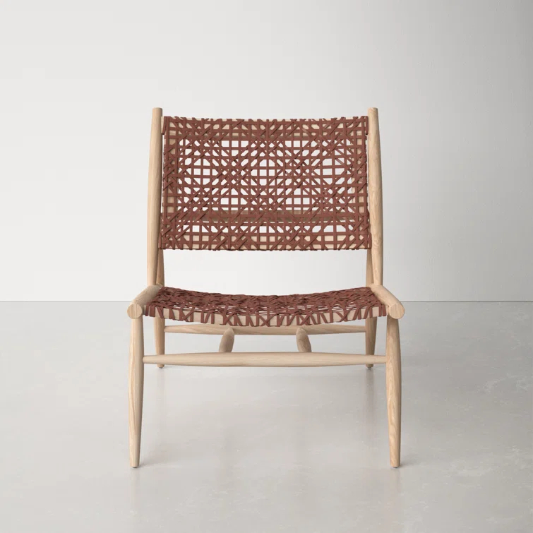 Kazbah Genuine Leather Side Chair