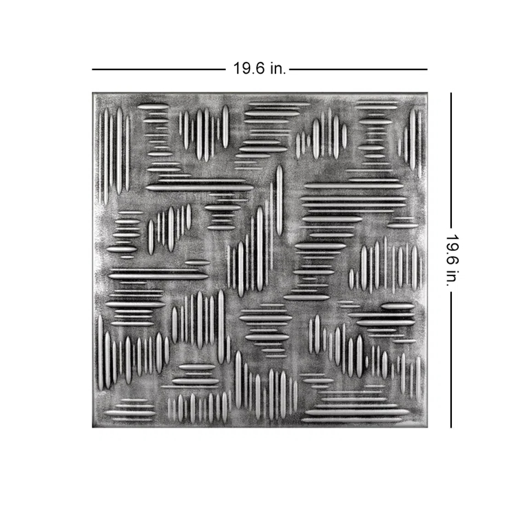 Country Wheat 1.6 ft. x 1.6 ft. Polystyrene Glue-up Ceiling Tile