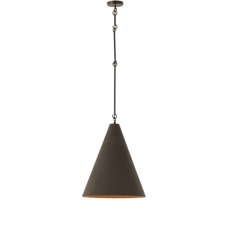 Ashwin Pendant Light - Black / 19.5"Dia