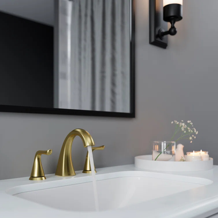 Willa Widespread Bathroom Faucet with Drain Assembly