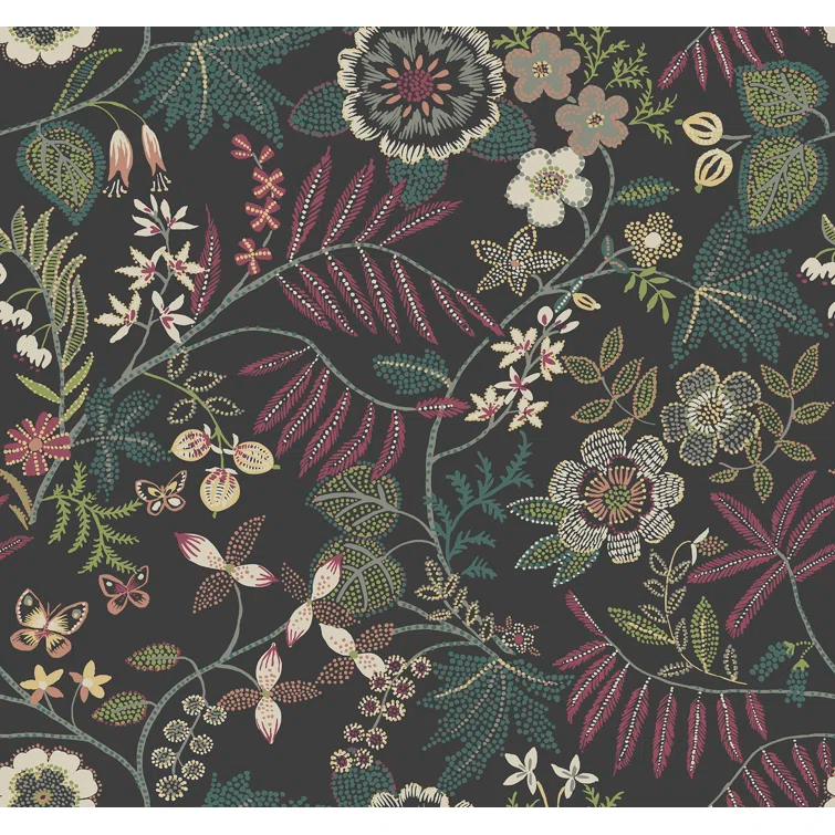 Marilyn Floral Trail Wallpaper