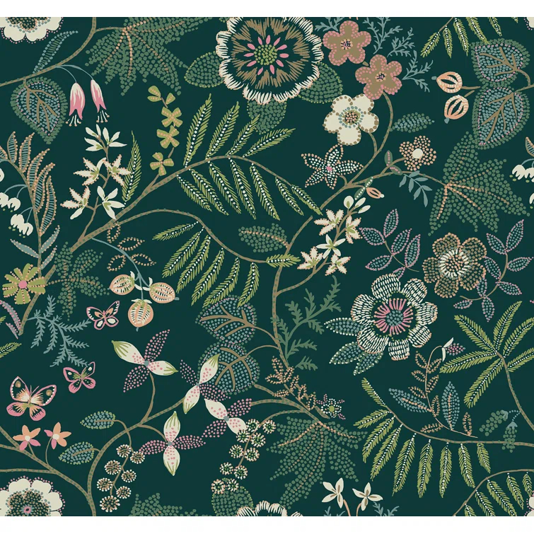 Marilyn Floral Trail Wallpaper