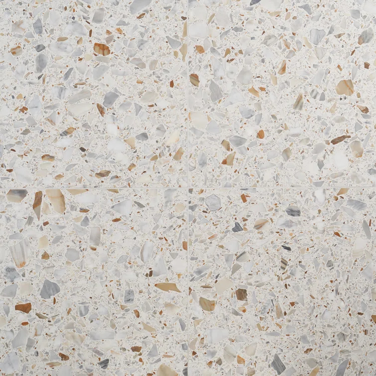 Brezza Terrazzo 23.62 in. x 23.62 in. Honed Terrazzo Floor and Wall Tile (3.87 Sq. Ft. / Each)