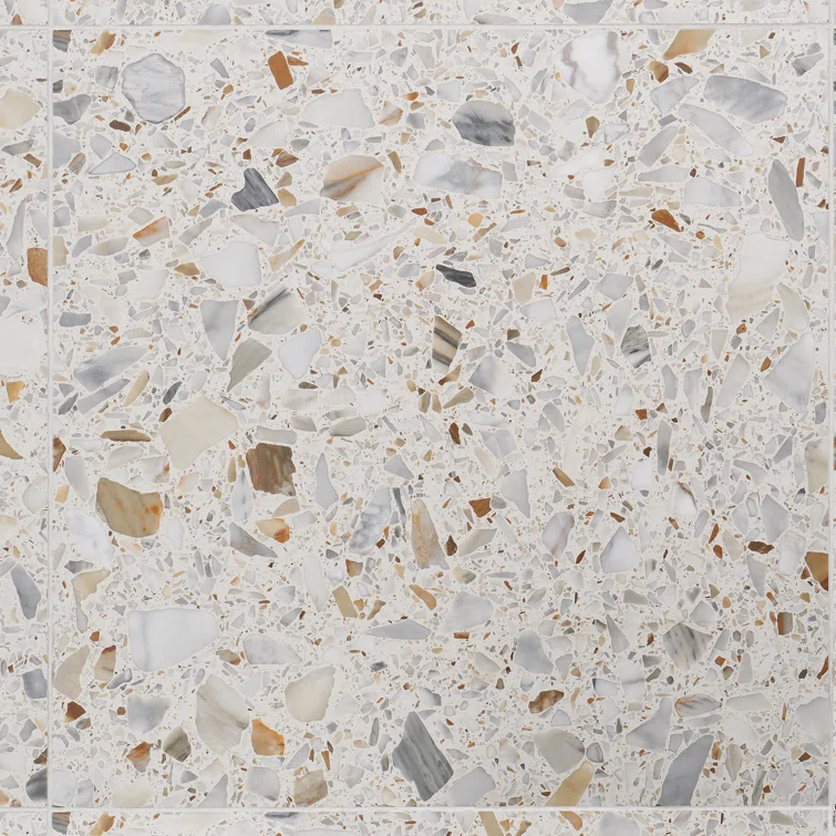Brezza Terrazzo 23.62 in. x 23.62 in. Honed Terrazzo Floor and Wall Tile (3.87 Sq. Ft. / Each)