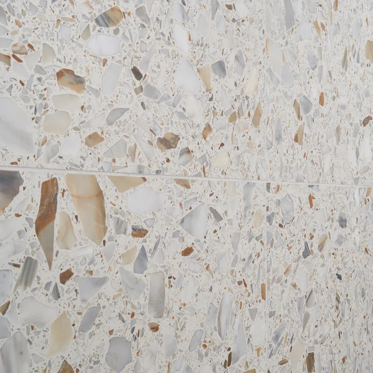 Brezza Terrazzo 23.62 in. x 23.62 in. Honed Terrazzo Floor and Wall Tile (3.87 Sq. Ft. / Each)