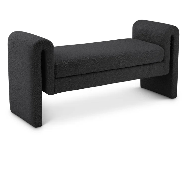 Hiroyasu Upholstered Boucle Bench