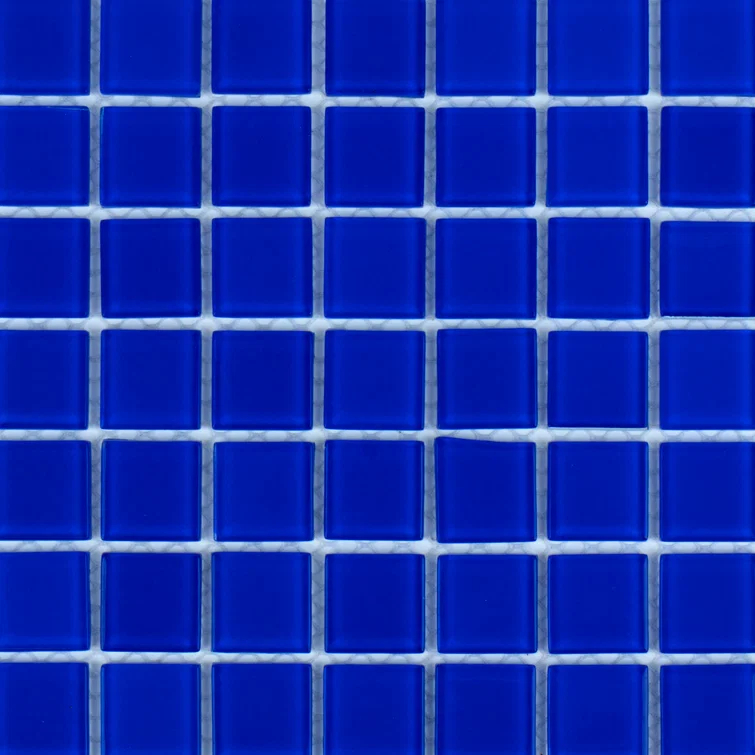 WS Tiles® 1" x 1" Straight Edge Glass Mosaic Tile