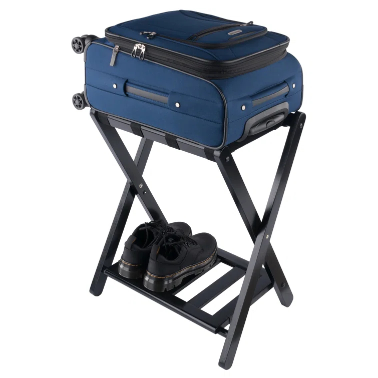Folding Wood Luggage Rack