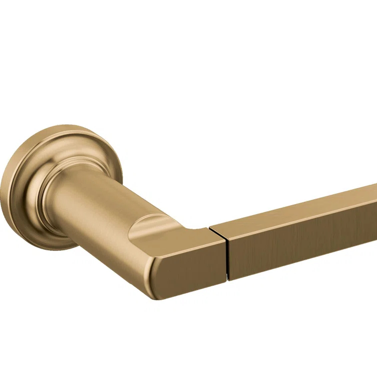 Tetra Pivot Arm Toilet Paper Holder Bath Hardware Accessory in Champagne Bronze