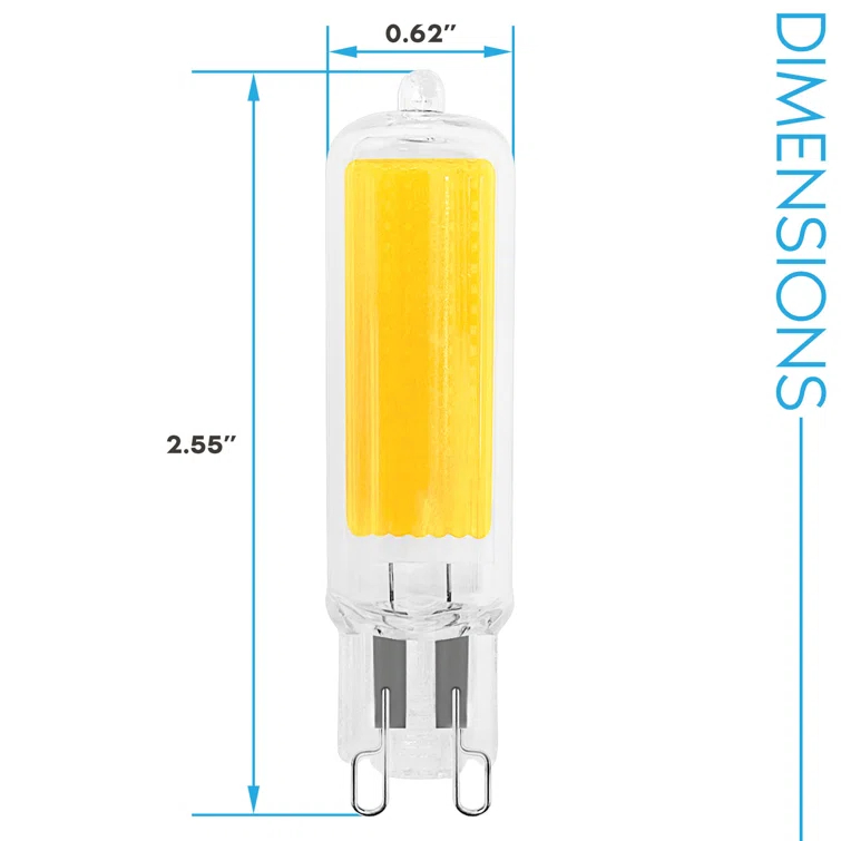 50 Watt Equivalent T4 G9/Bi-pin Dimmable LED Bulb