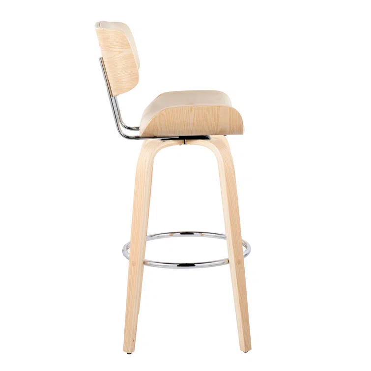 Lakyia Swivel Upholstered Counter Stool