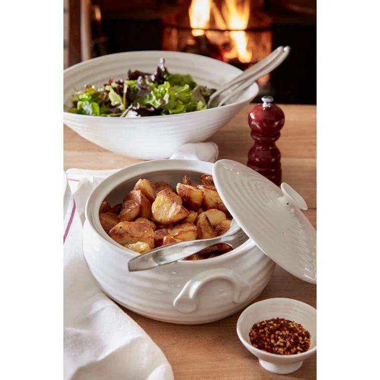 Portmeirion Sophie Conran-White Platter, Round 12"