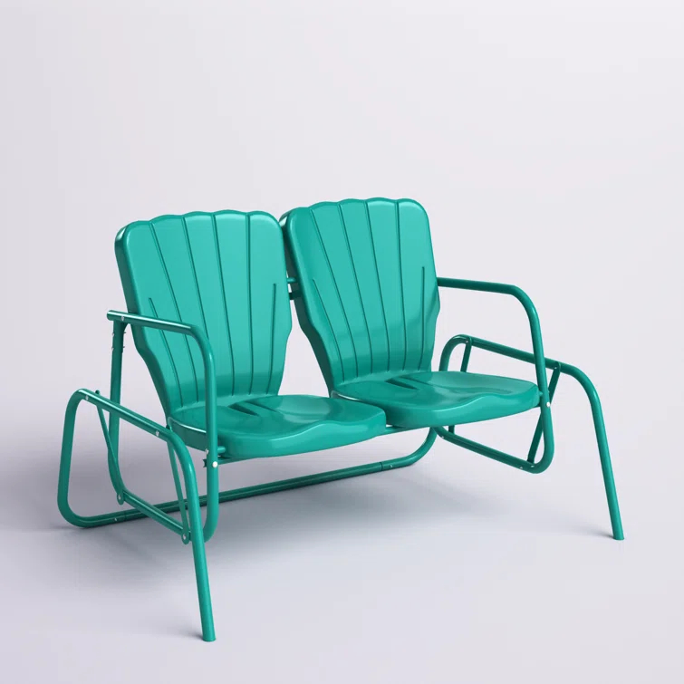 Outdoor Burley Gliding Metal Bench