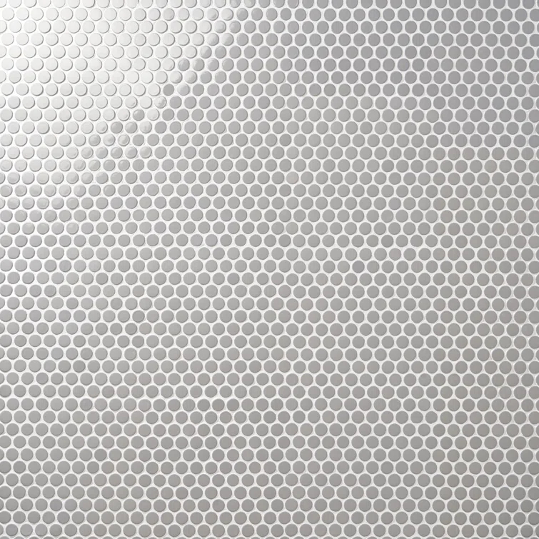 Zen 12.32'' W x 12.99'' L Ceramic Penny Round Mosaic Floor and Wall Tile (1.11 sq. ft./ each)