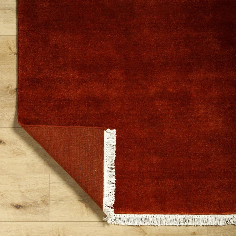 Clio Wool Red Rug