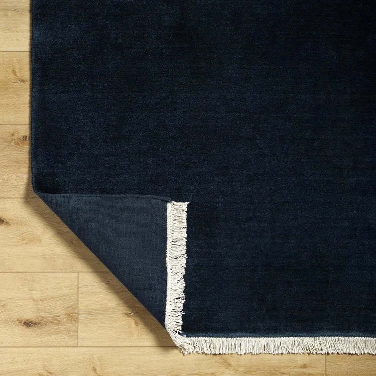Clio Hand Loomed Wool Navy Rug