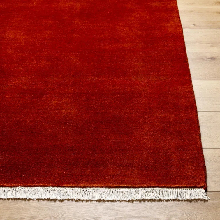 Clio Wool Red Rug