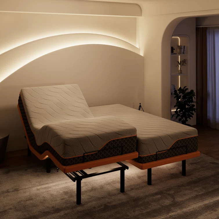 Zero Gravity Adjustable Bed with 14" Hybrid Mattress E3000 Series