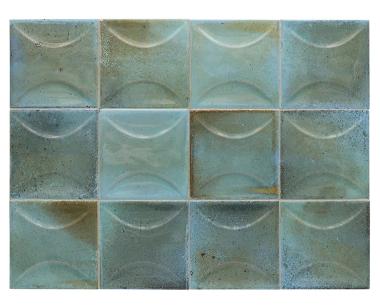 Antiek 3.94'' W x 3.94'' L Beveled Ceramic Singular Tile