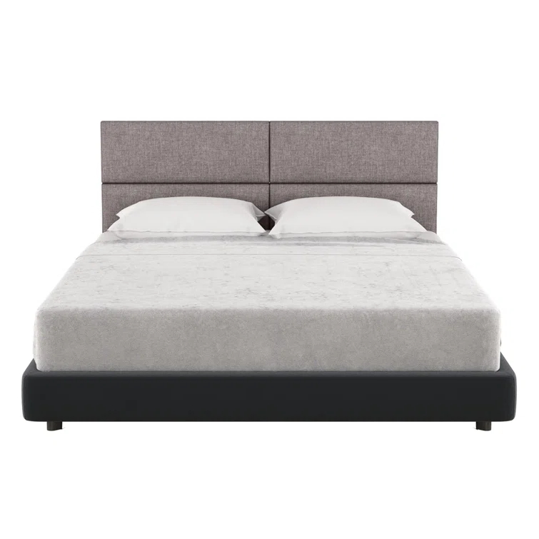 Panelist Modern Padded Headboard - Set of Wall Mounted Panels