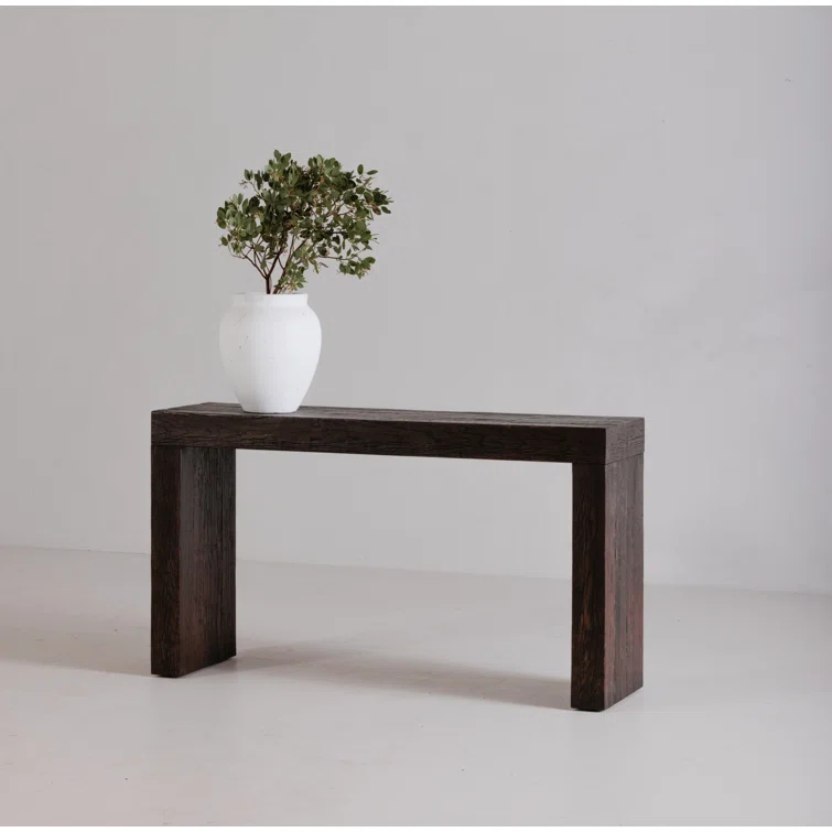 Adams Console Table Rustic Brown