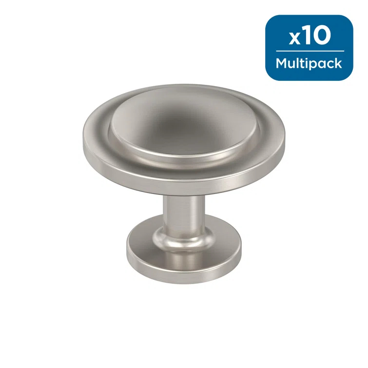 Loop 1-3/16 Inch Diameter Round Knob Multipack