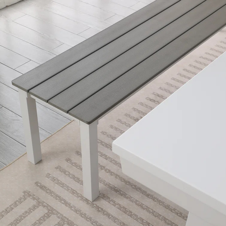 Oasis Outdoor/Indoor Slate Dining Pool Table w/ 2 Benches & Accessories