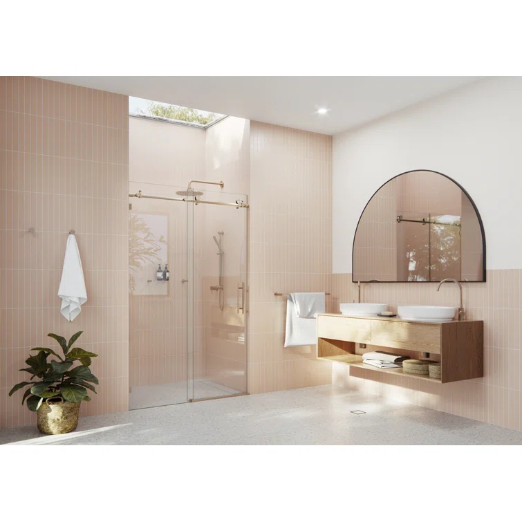 Eclipse 48 - 52 in. x 78 in. Fully Frameless Sliding Shower Door