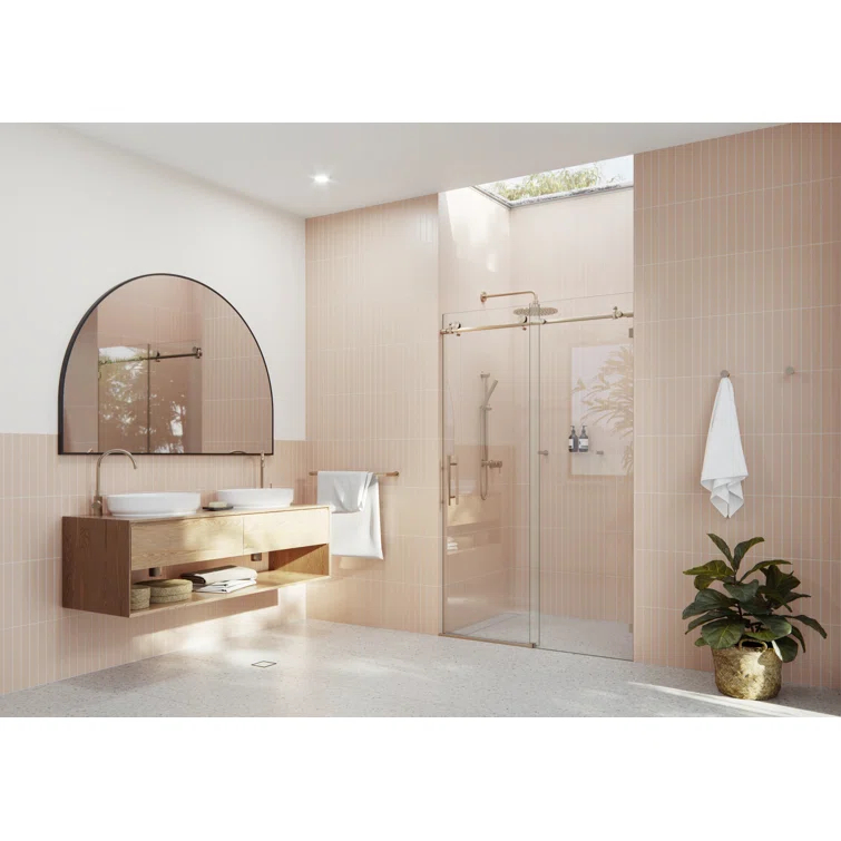 Eclipse 48 - 52 in. x 78 in. Fully Frameless Sliding Shower Door