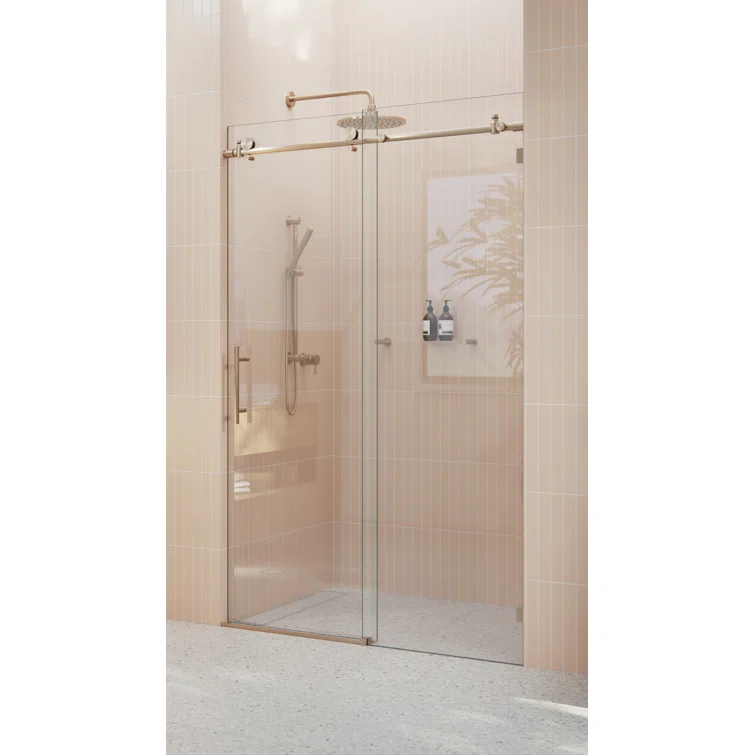 Eclipse 48 - 52 in. x 78 in. Fully Frameless Sliding Shower Door