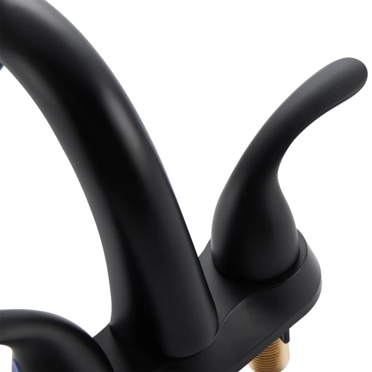 1.2 Flow Centerset Bathroom Sink Faucet with Drain