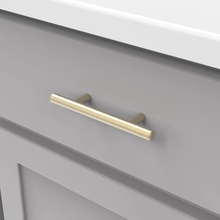 Bar Pull Kitchen Cabinet Handles, Solid Core Drawer Pulls for Cabinet Doors, 3"
