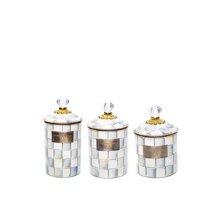MacKenzie-Childs Canisters 3 - Piece Set