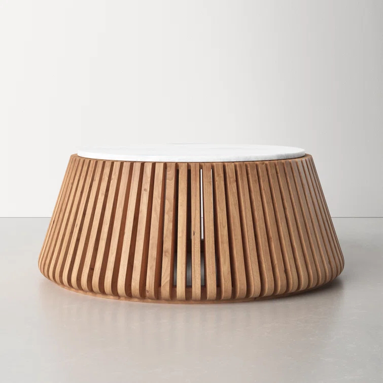 Beckton Genuine Marble Coffee Table