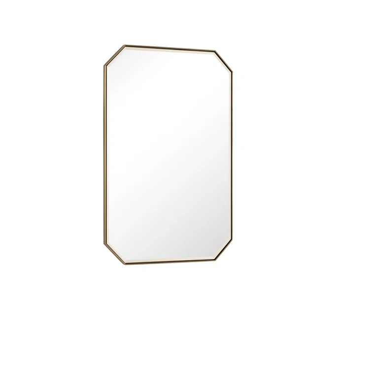 Rohe Metal Flat Wall Mirror