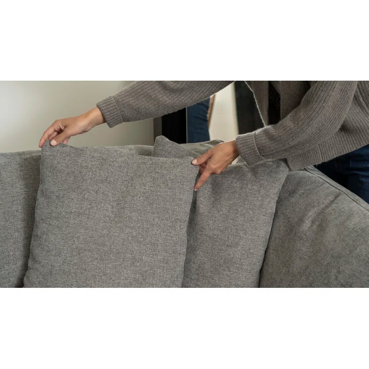 JoJo Fletcher Luxe Stain-Resistant Fabric 5Pc Two-Arm Sectional